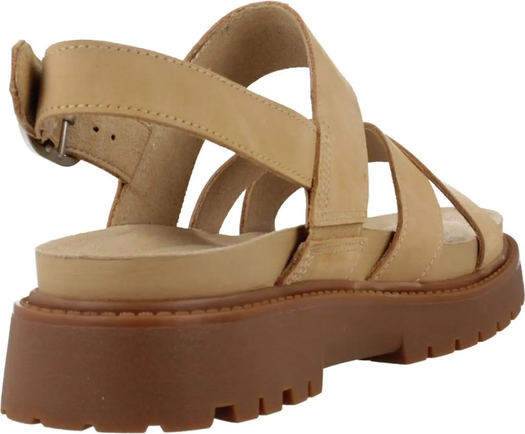 Timberland Clairemont Way Cross Strap Sandalen - Beige - afbeelding 3 van 6