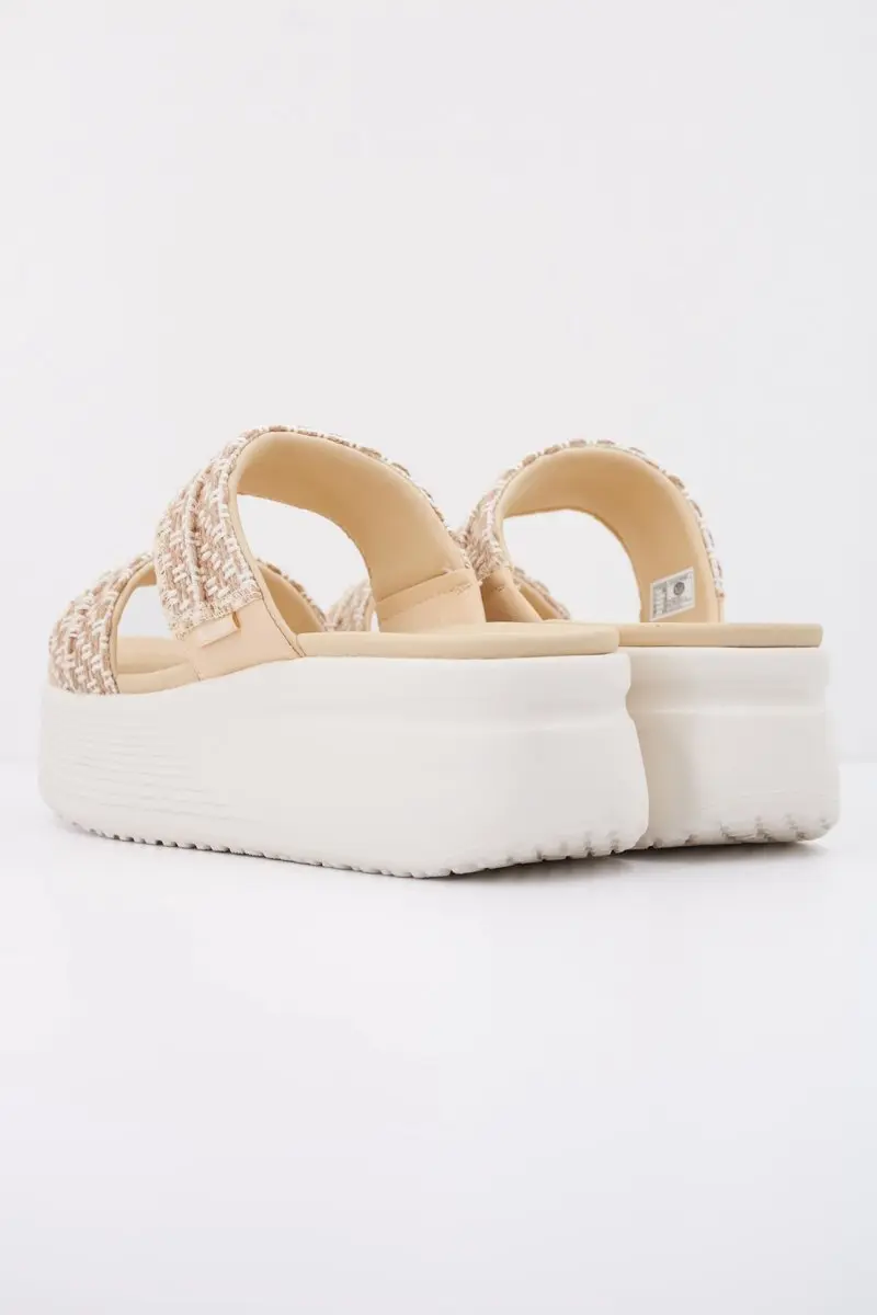 HEY DUDE AUSTIN SLIDE WOVEN BOULDER Beige 40 EU