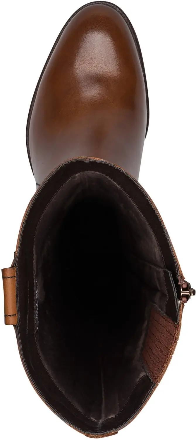 Botte en cuir à Talon
