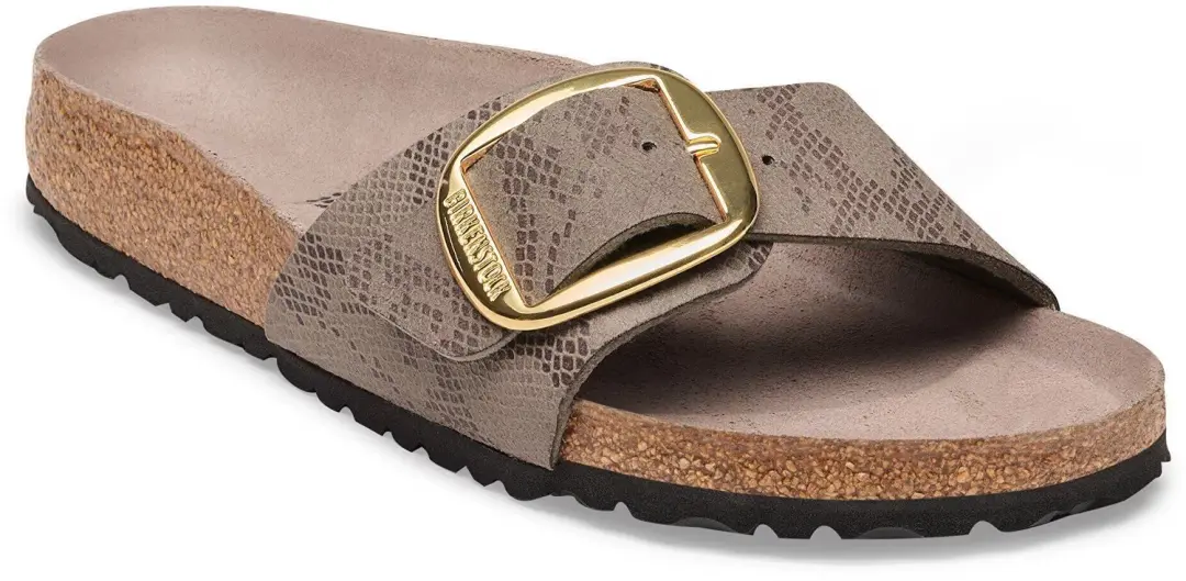 Birkenstock Madrid Big Buckle Dames Sandalen - Grijs - afbeelding 3 van 5