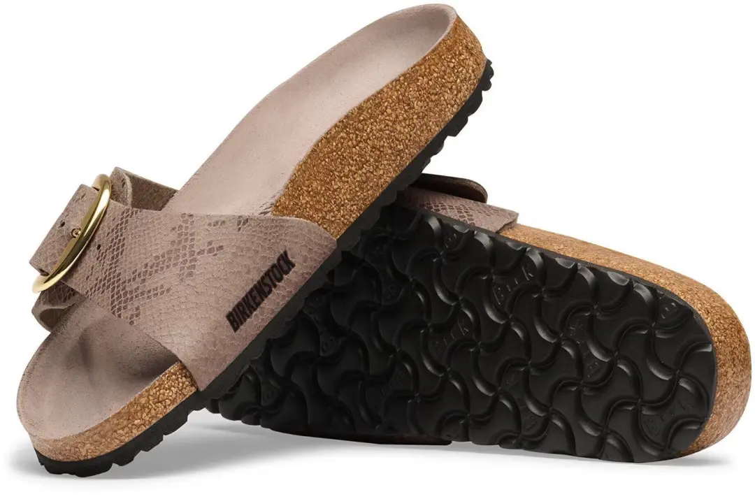 Birkenstock Madrid Big Buckle Dames Sandalen - Grijs - afbeelding 2 van 5