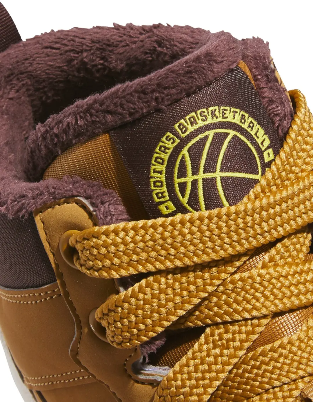 adidas Rapid Court Mid Winterized Heren Sneakers - Bruin - afbeelding 5 van 6