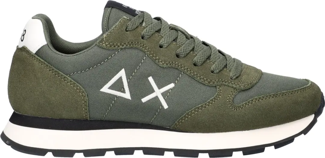 Sun68 Sneaker Tom Fluo Army Groen
