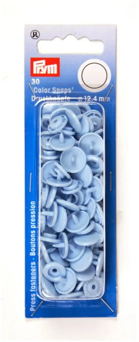 Prym Drukknoop ColorSnaps 12,4mm Lichtblauw - 30 Stuks