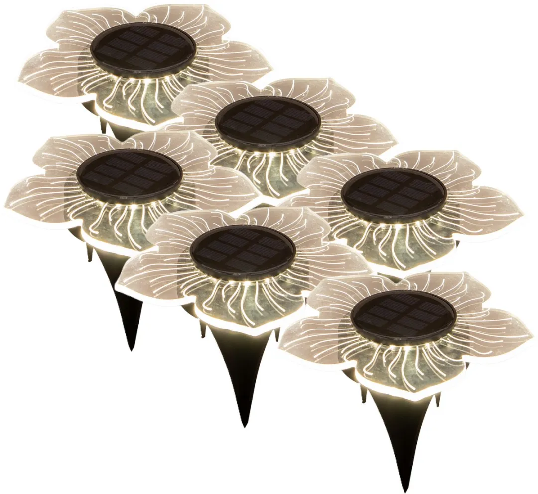 Anna's Collection Solar Prikspot Bloem 15cm