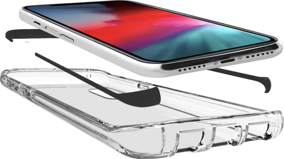 Azuri Flexible Bumpercover AZBUMPFLEXIPHXSMXBLK - iPhone Xs Max - Zwart
