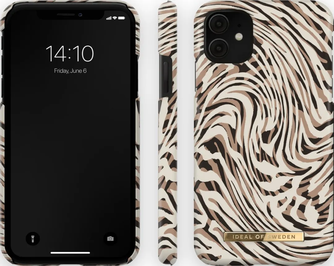 iDeal of Sweden Fashion Case iPhone 11/XR Hypnotic Zebra - IDFCSS22-I1961-392 - afbeelding 3 van 5