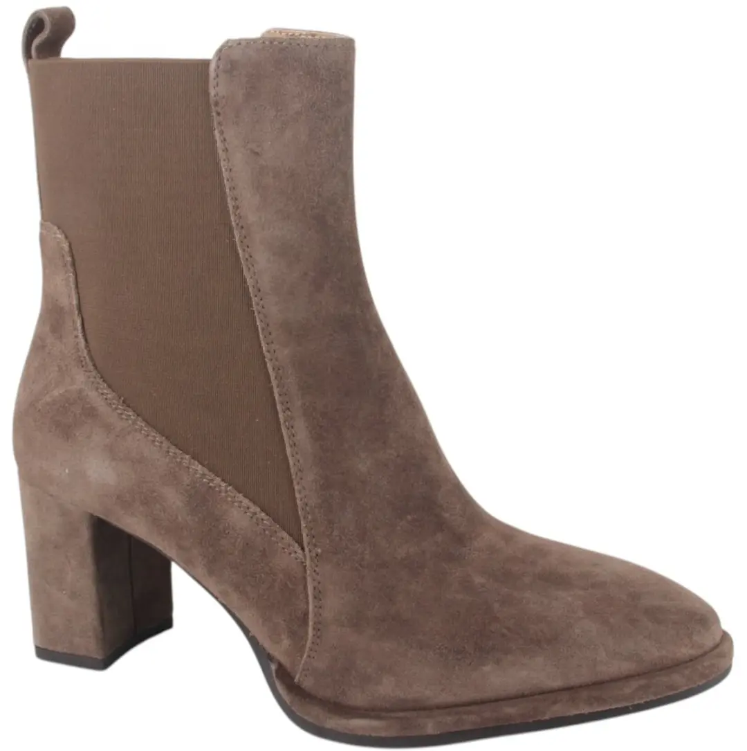 Unisa LUANCO_BS TAUPE dames enkellaarzen gekleed maat 37 beige
