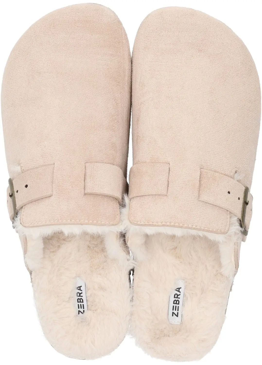 Zebra Trends Winter Classics Clog Pantoffels 36-37 - Taupe
