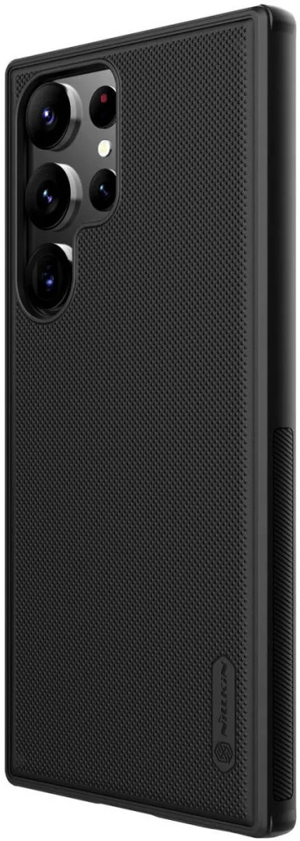 Nillkin Super Frosted Shield Pro Hoesje Samsung Galaxy S23 Ultra - Zwart