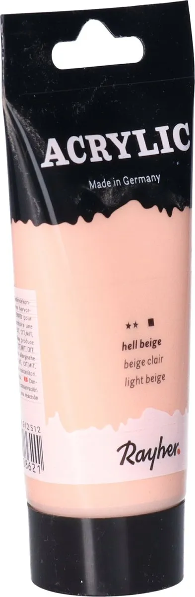 Rayher Acrylverf Roze/Beige 75ml - 2 Kleuren