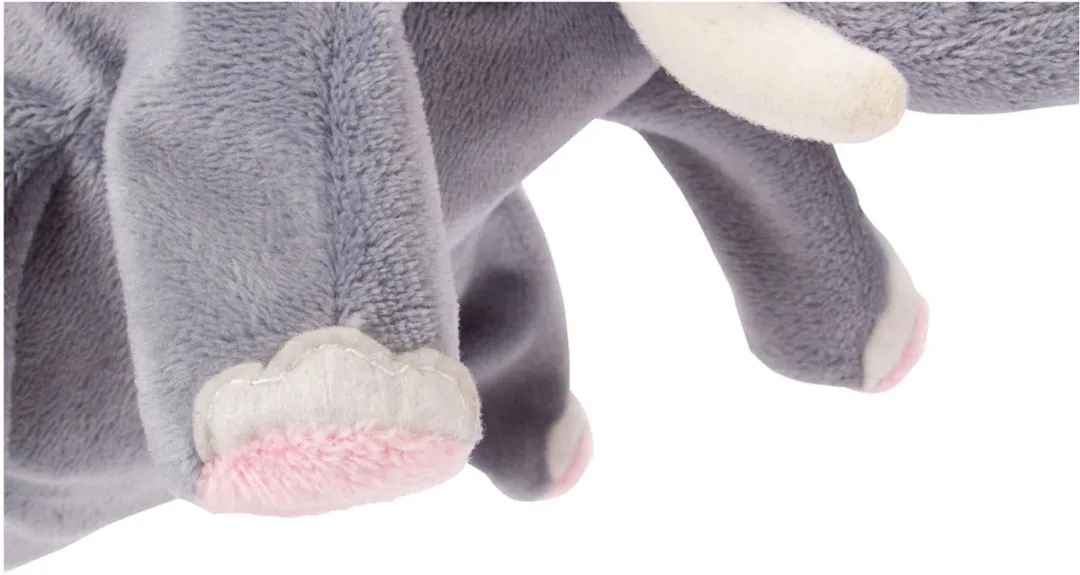 Beleduc Handpop Olifant 40128 - Grijs
