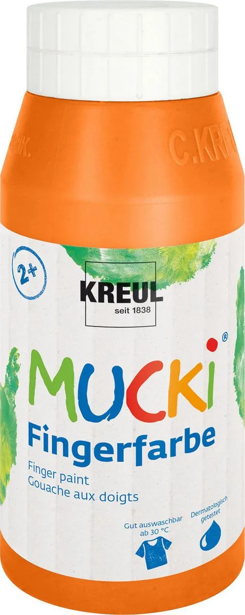 Kreul Vingerverf Oranje 750ml