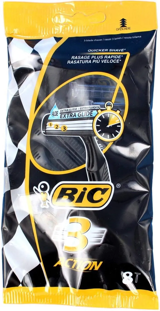 Bic Wegwerpscheermesjes 3 Action