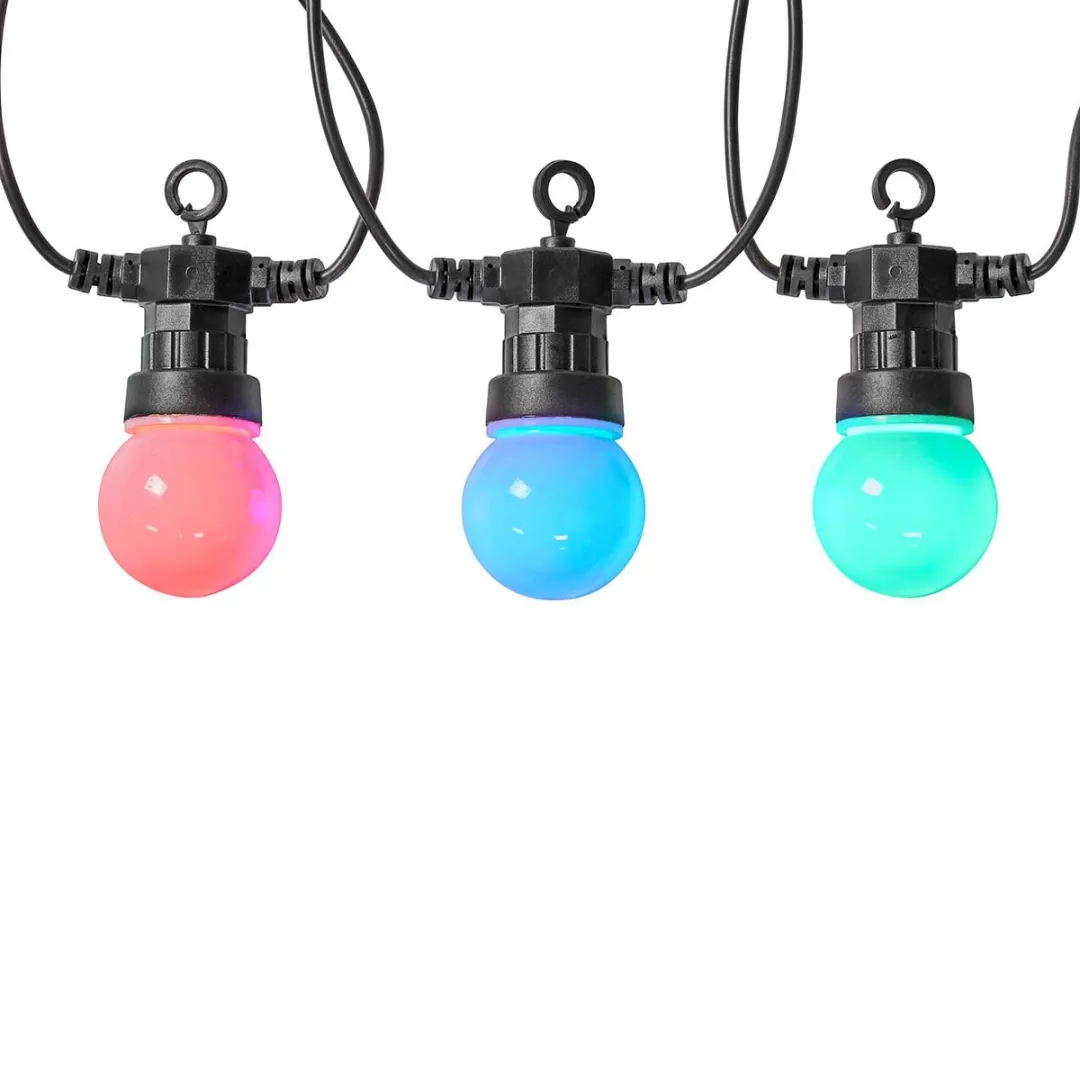 Nedis SmartLife RGBIC Feestverlichting 48 LED 9m - Mat - Android/iOS