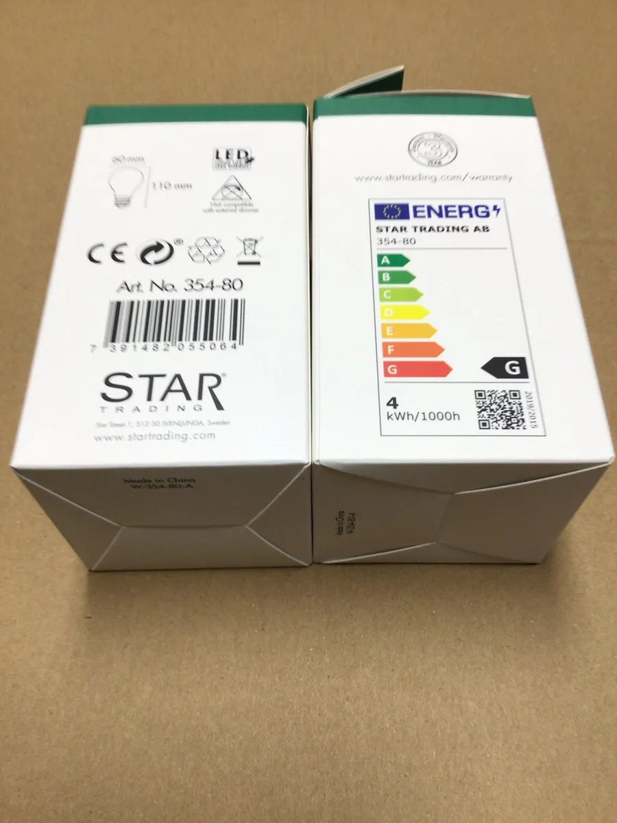 Star Trading E27 Filamentlamp 4W Super Warm Wit