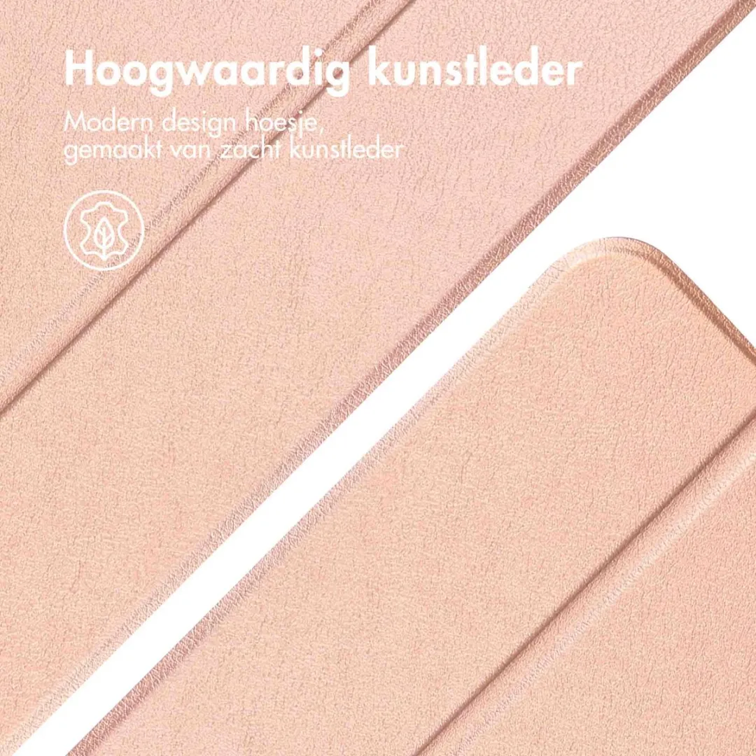 Imoshion Tablethoes Trifold Bookcase SH00066634 - Samsung Galaxy Tab A9 Plus - Roségoud
