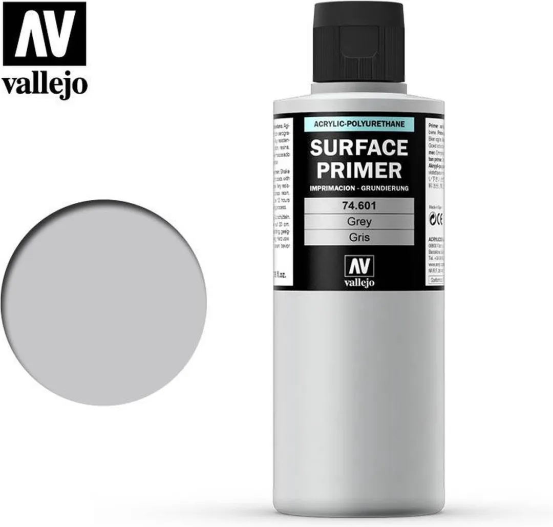 Vallejo Hobbyverf Acrylverf 74601 Grey - 200ml