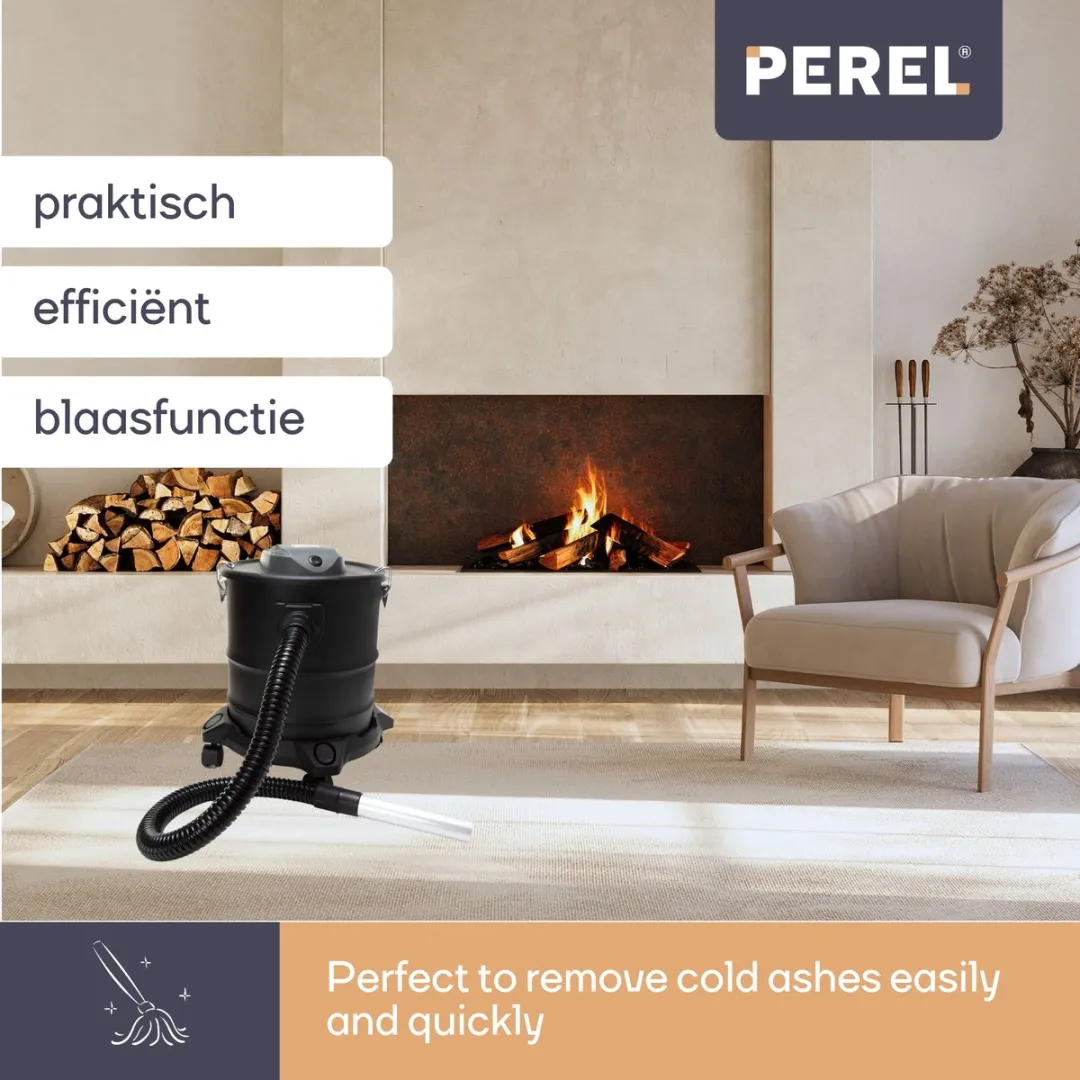 Perel Aszuiger TCA90201 1200W - 20L - HEPA-filter - Zwart - afbeelding 6 van 6