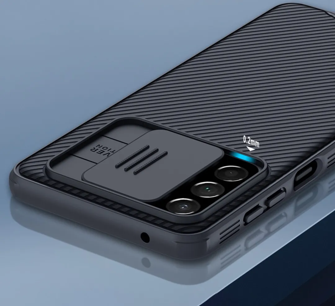 Nillkin CamShield Pro Hoesje Samsung Galaxy A73 5G - Zwart - afbeelding 2 van 6