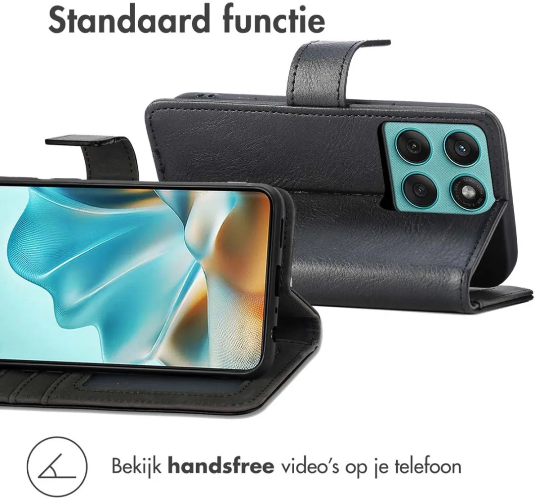 Imoshion Hoesje Motorola Edge 60 Pro - 3 Pasjes - Zwart