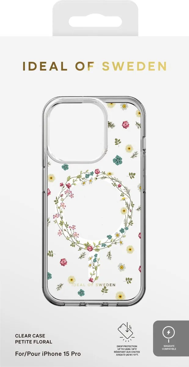 iDeal of Sweden Mirror Case IDCLCMS-I2361P-507 - iPhone 15 Pro - Petite Floral