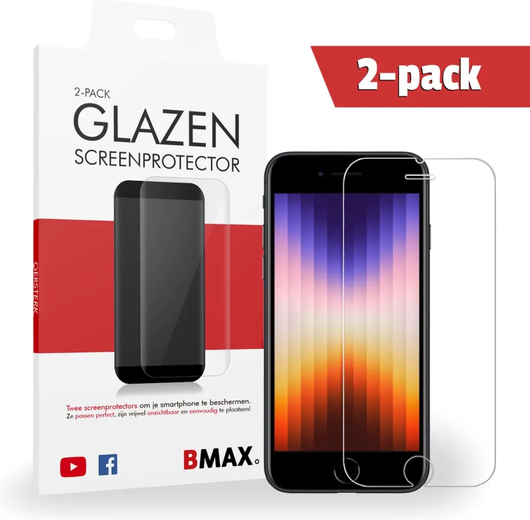 BMAX iPhone SE 2022 Screenprotector Glas