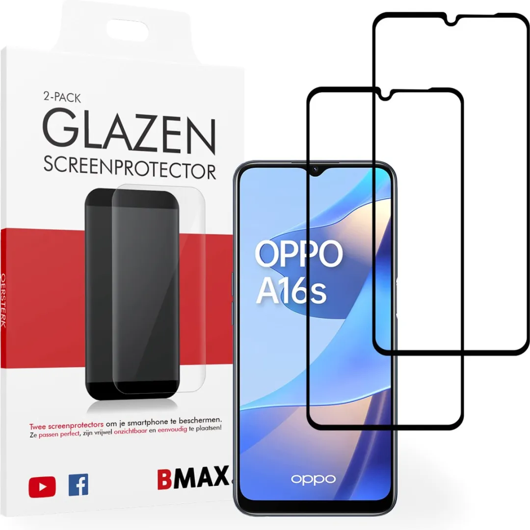 BMAX OPPO A16S Full Cover Schermbeschermer