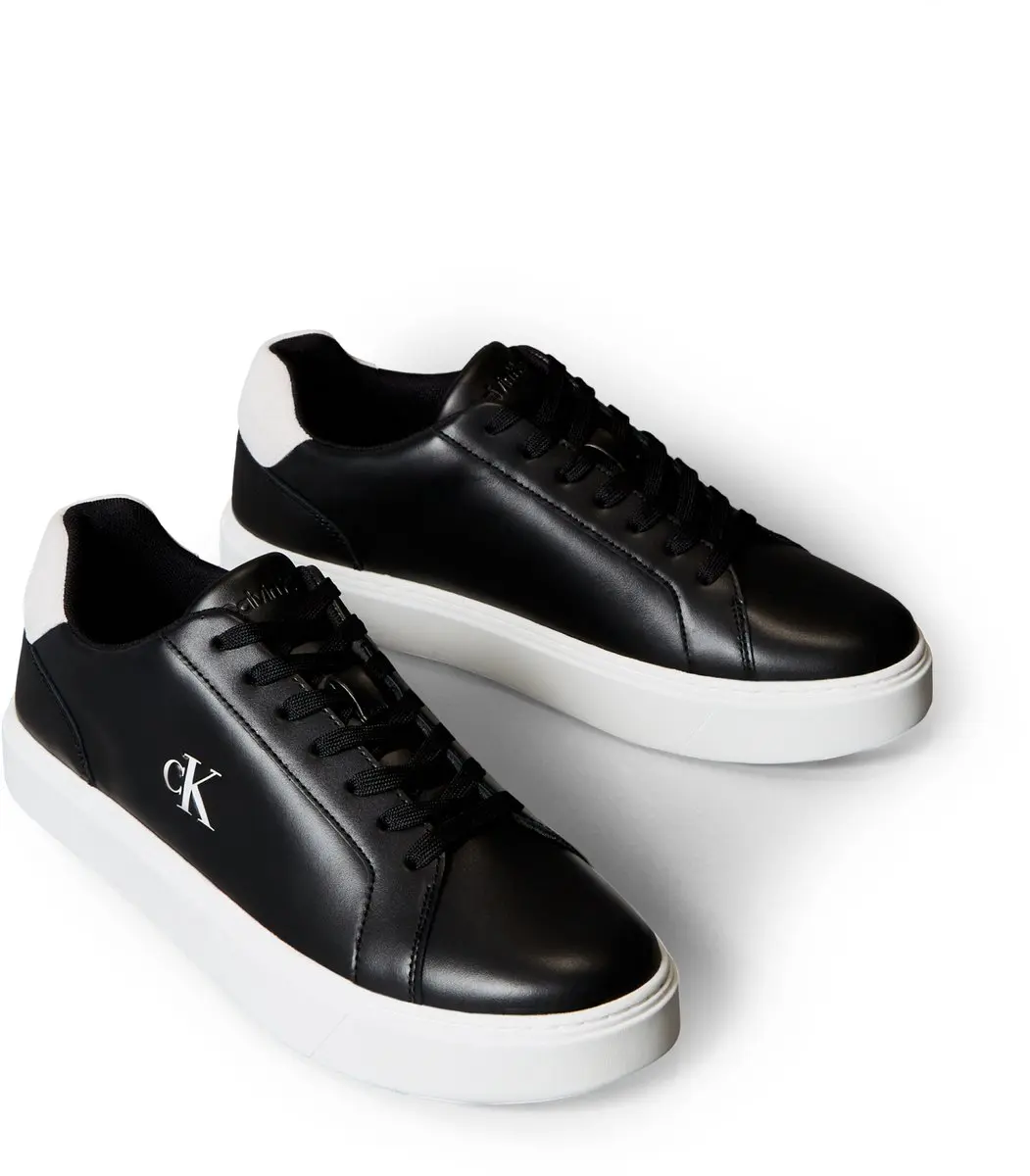 Calvin Klein Classic Cupsole Laceup Sneakers - Zwart/Wit - afbeelding 5 van 6