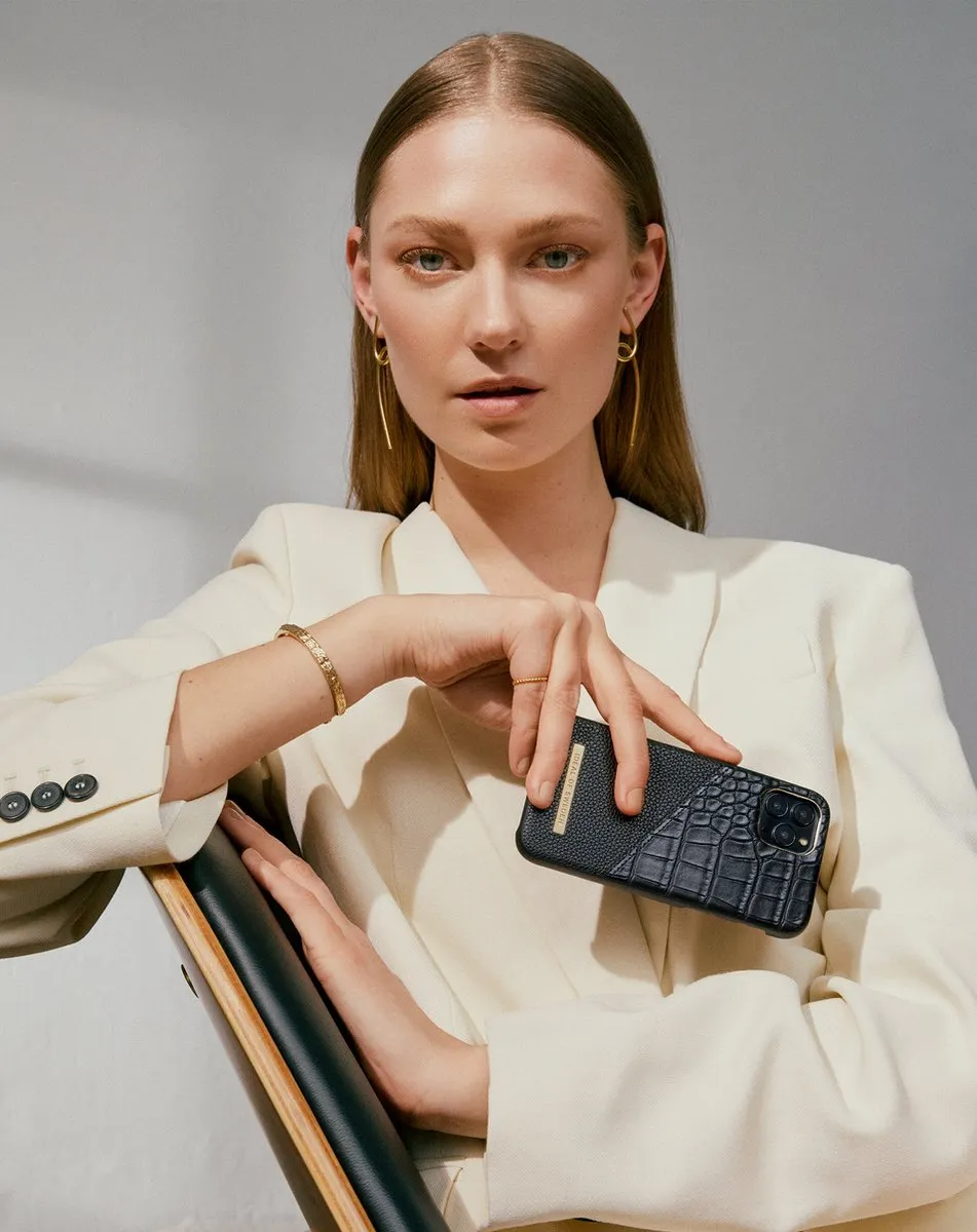 iDeal of Sweden Fashion Case Atelier iPhone 11 Pro/XS/X Nightfall Croco - IDACSS20-I1958-212