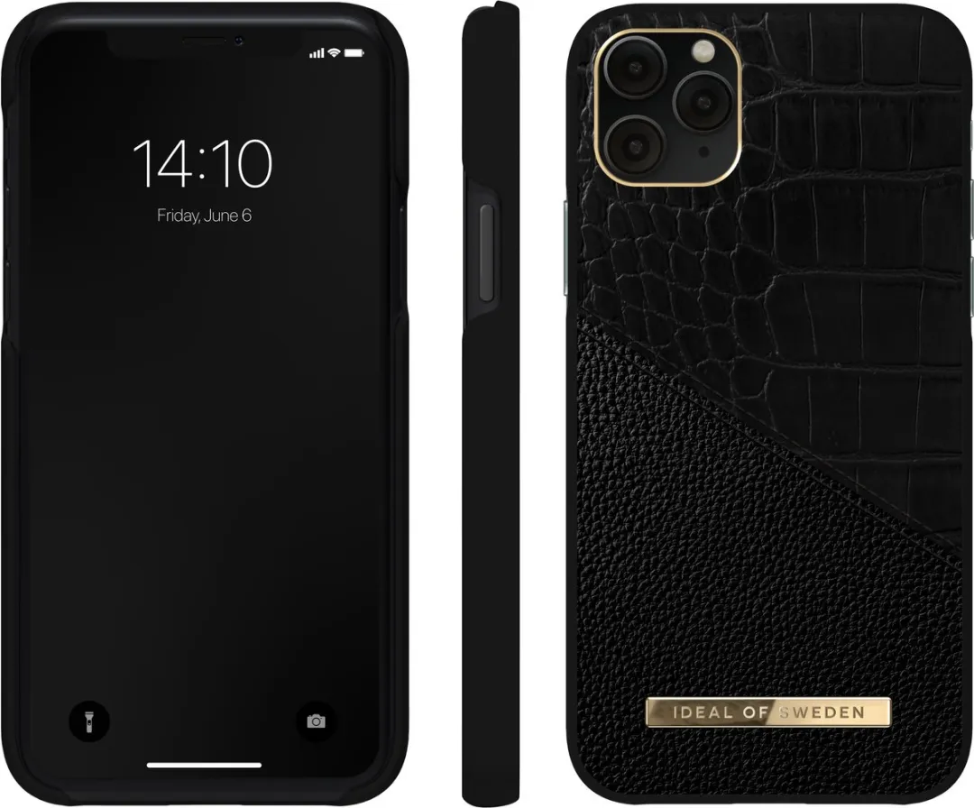 iDeal of Sweden Fashion Case Atelier iPhone 11 Pro/XS/X Nightfall Croco - IDACSS20-I1958-212