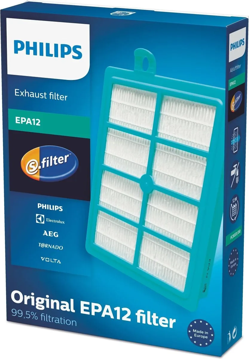 Philips FC8031 HEPA12 Uitblaasfilter - 1 Stuk
