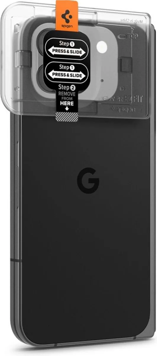 Spigen AGL08269 Camera Lens Protector - Google Pixel 9 Pro Fold - 2 Stuks - afbeelding 6 van 6