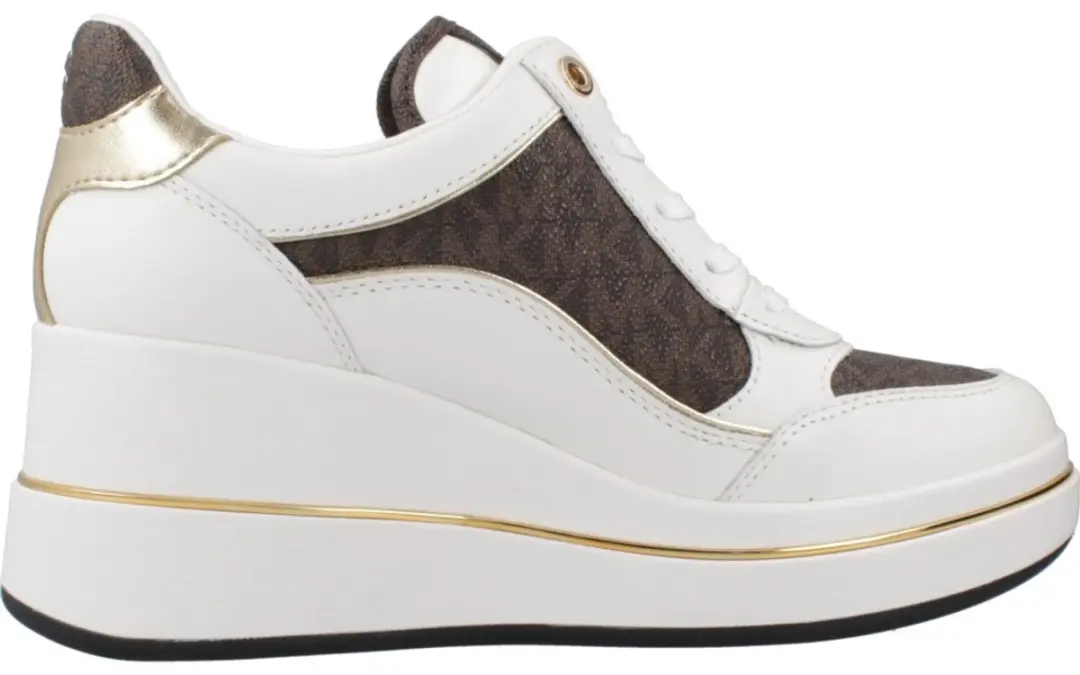MICHAEL KORS HAYES WEDGE TRAINER Wit 40,5 EU