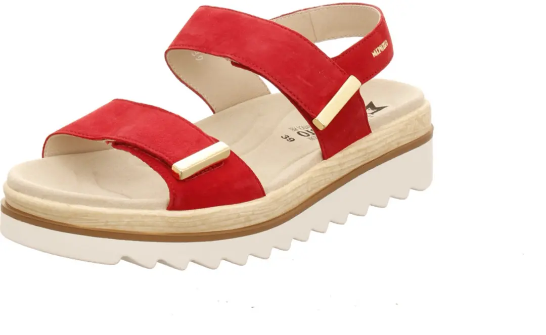 Mephisto Dominica scarlet dames sandalen rood maat 39