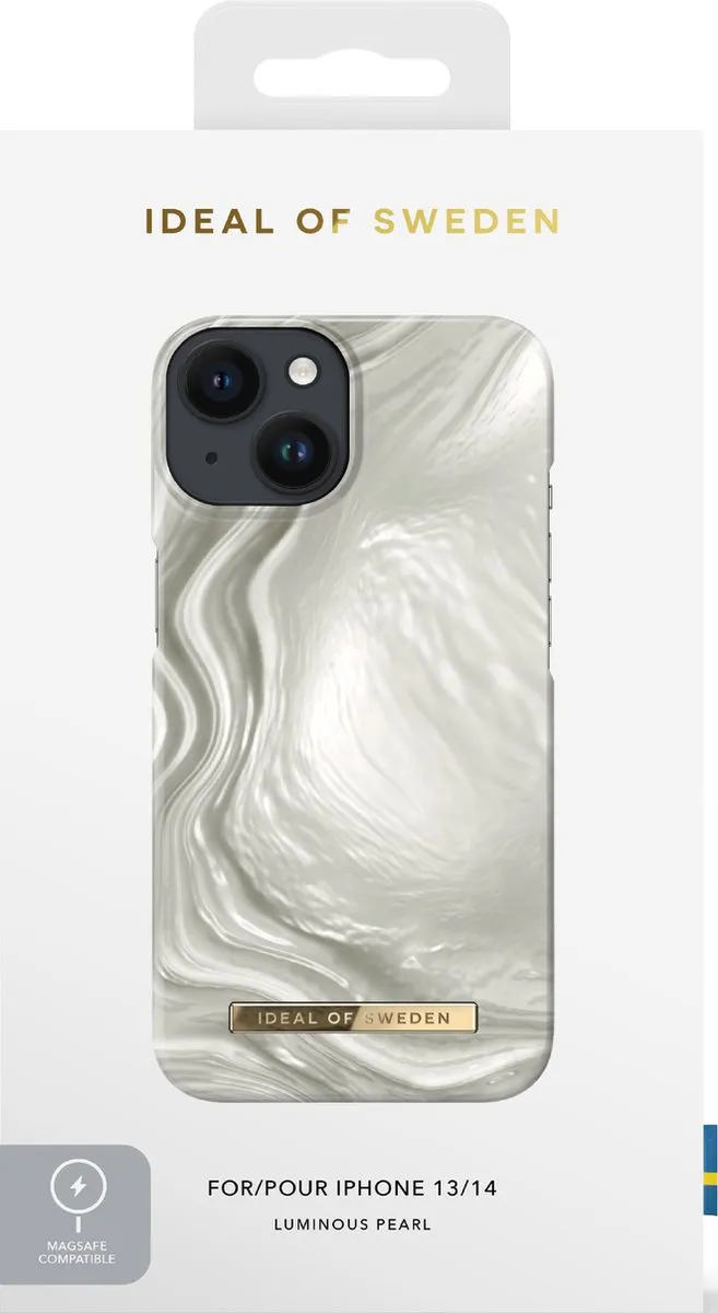 iDeal of Sweden Fashion Case iPhone 13/14 Luminous Pearl - MagSafe