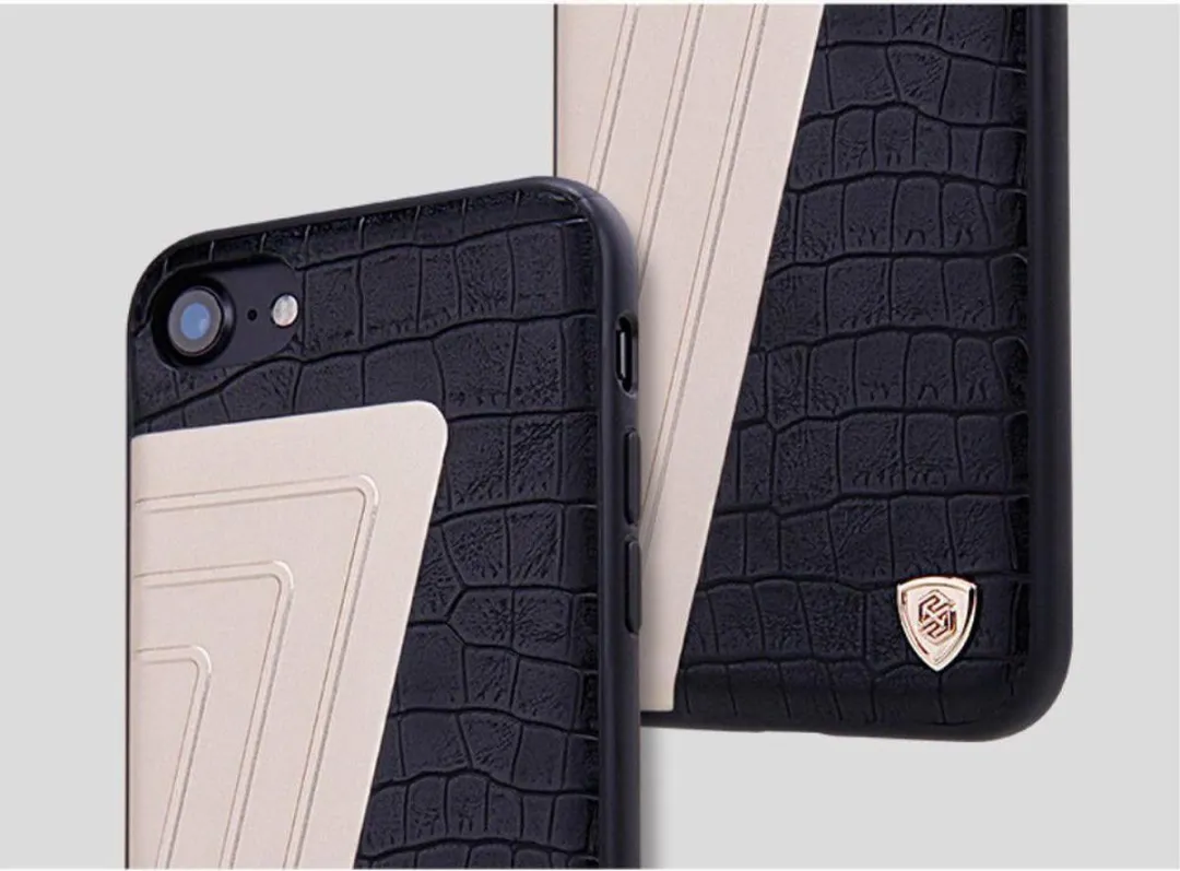 Nillkin Luxe Hybride Hoesje iPhone 7/8 - Zwart - afbeelding 3 van 6