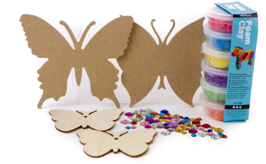Foam Clay Knutselpakket Vlinders