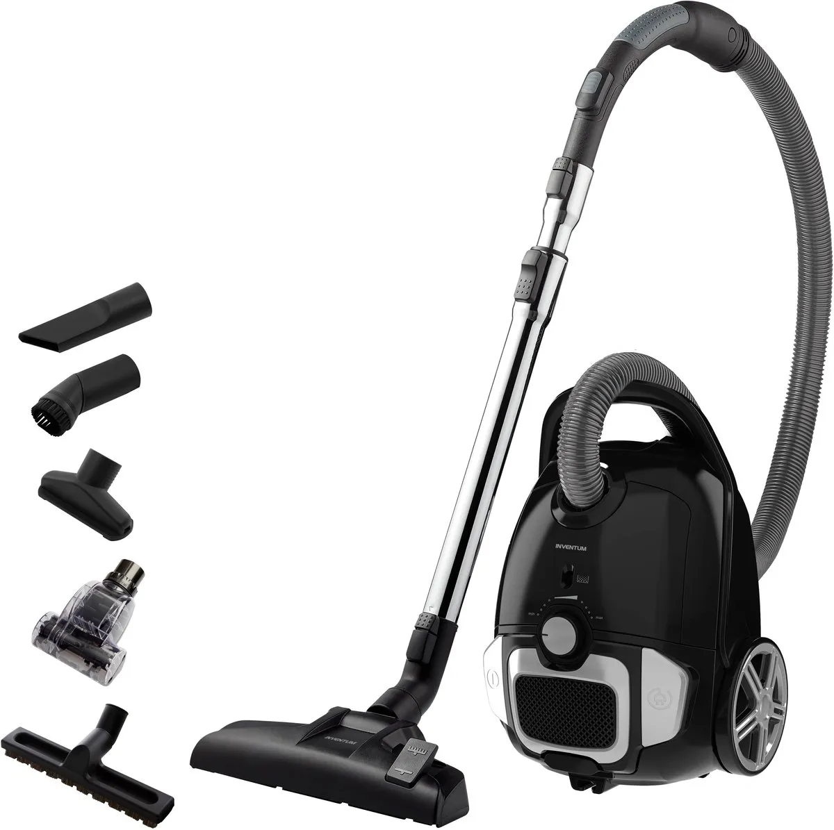 Inventum ST307ZZA Stofzuiger met zak - 700W - 3L - Zwart