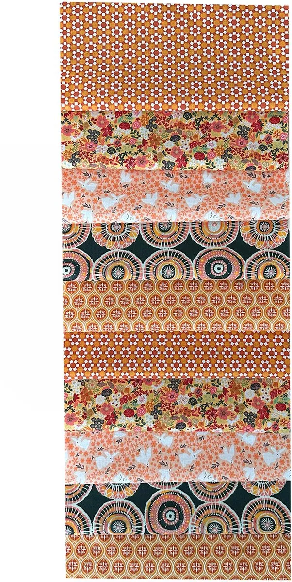 BINK Bedding Quilt Patchwork Lapjes Oranje