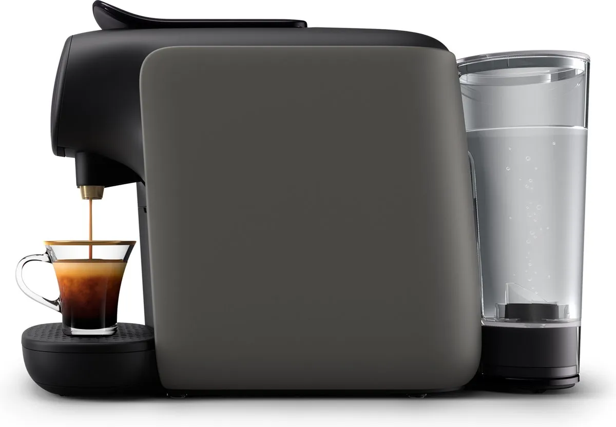 Philips L'OR Barista Sublime Koffiezetapparaat LM9012/20 - Geschikt voor Capsules - Koffiecupmachine Inclusief 9 Espresso en Barista Capsules - Grijs