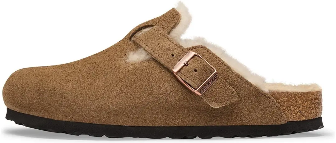 Birkenstock-Pantoffels Boston Suede Leather