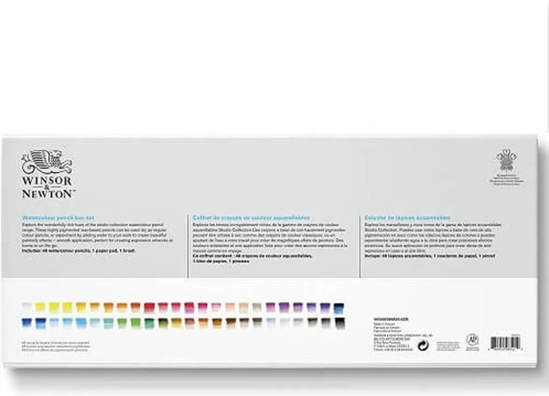 Winsor & Newton Studio Collection Waterverfpotloden - 48 Kleuren