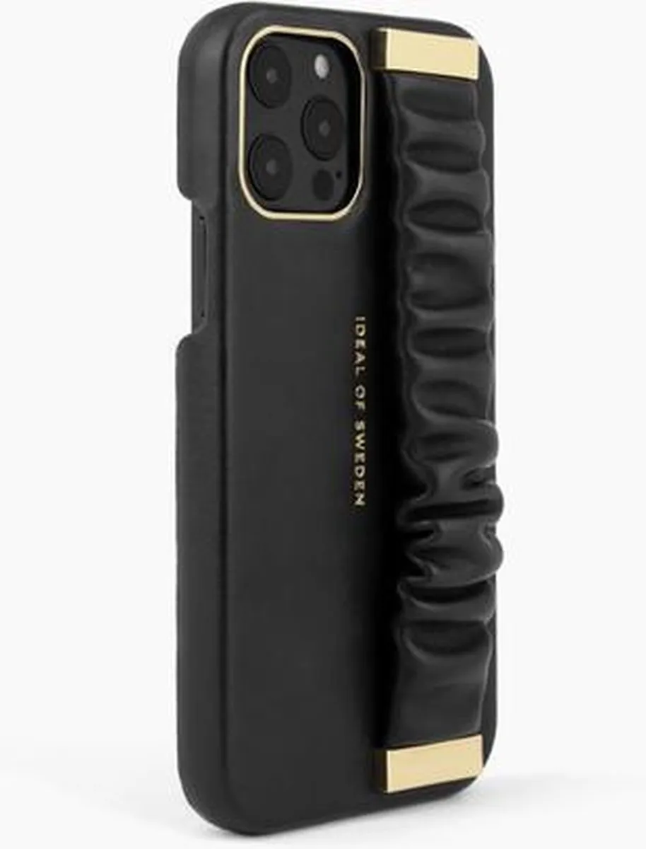 iDeal of Sweden Statement Case Top-Handle iPhone 12/12 Pro Ruffle Noir - 3 Pasjes - afbeelding 4 van 6