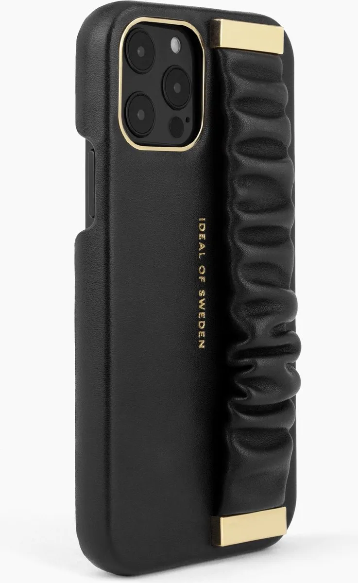 iDeal of Sweden Statement Case Top-Handle iPhone 12/12 Pro Ruffle Noir - 3 Pasjes - afbeelding 2 van 6