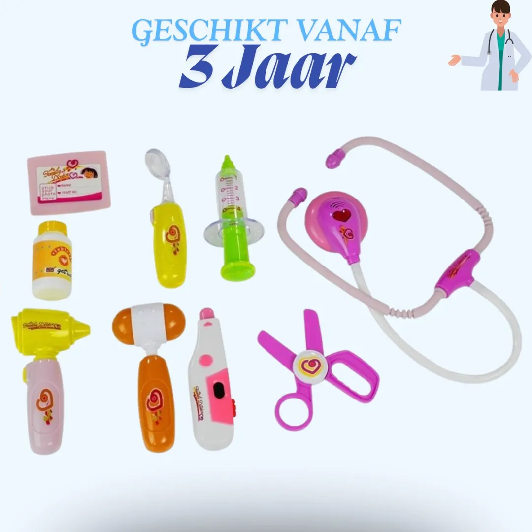 LEAN Toys Dokterset Speelgoed - Multicolor