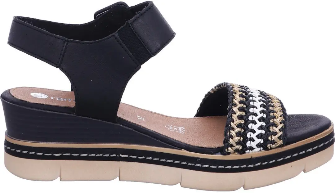 Remonte D2L55 03 dames sandalen zwart maat 41