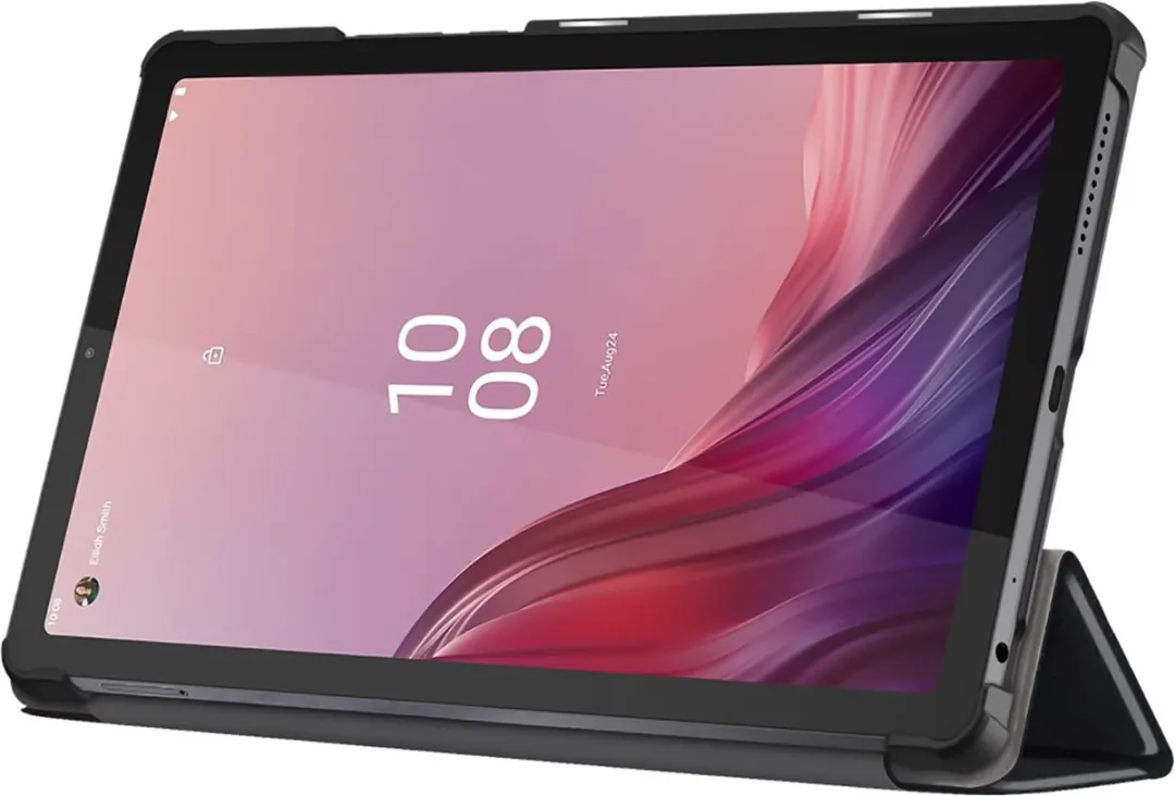 Just in Case Lenovo Tab M9 Bookcase Hoesje - Effen Zwart