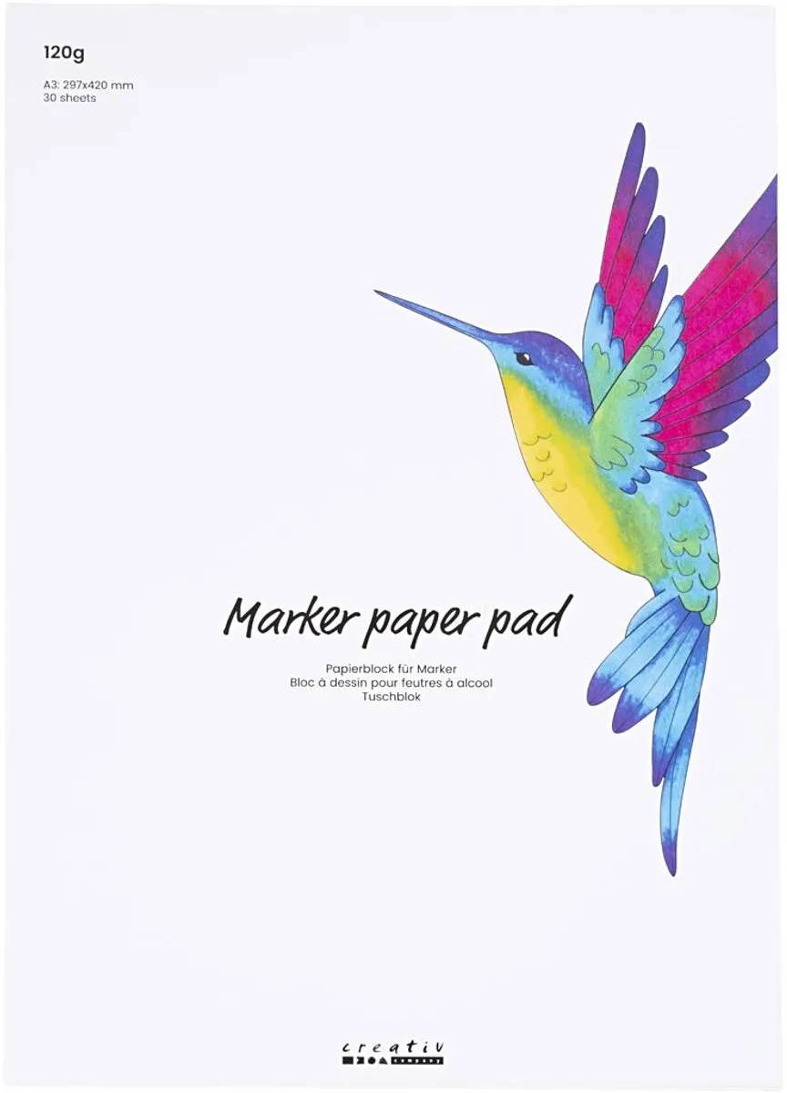 Creativ Company Papierblok Stiften 30 Vel A4
