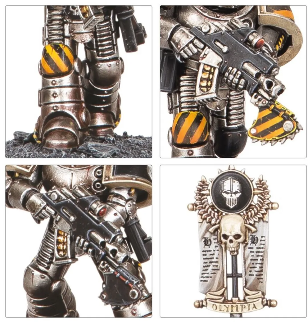 Games Workshop Horus Heresy MKII Tactical Squad 344 Onderdelen